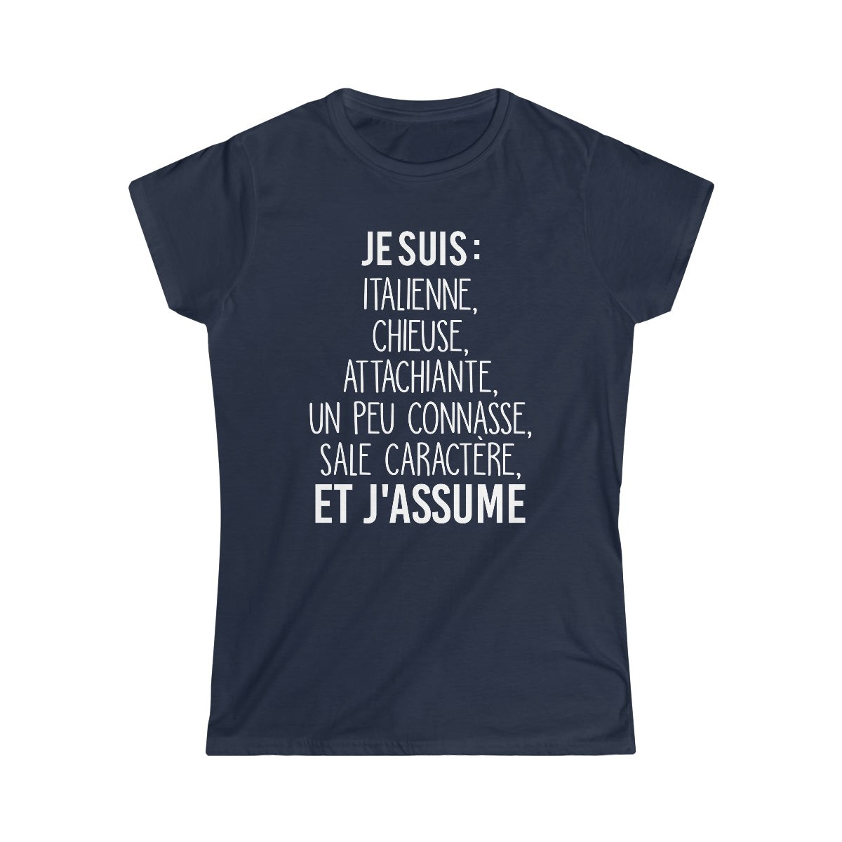 Je suis Italienne et j'assume