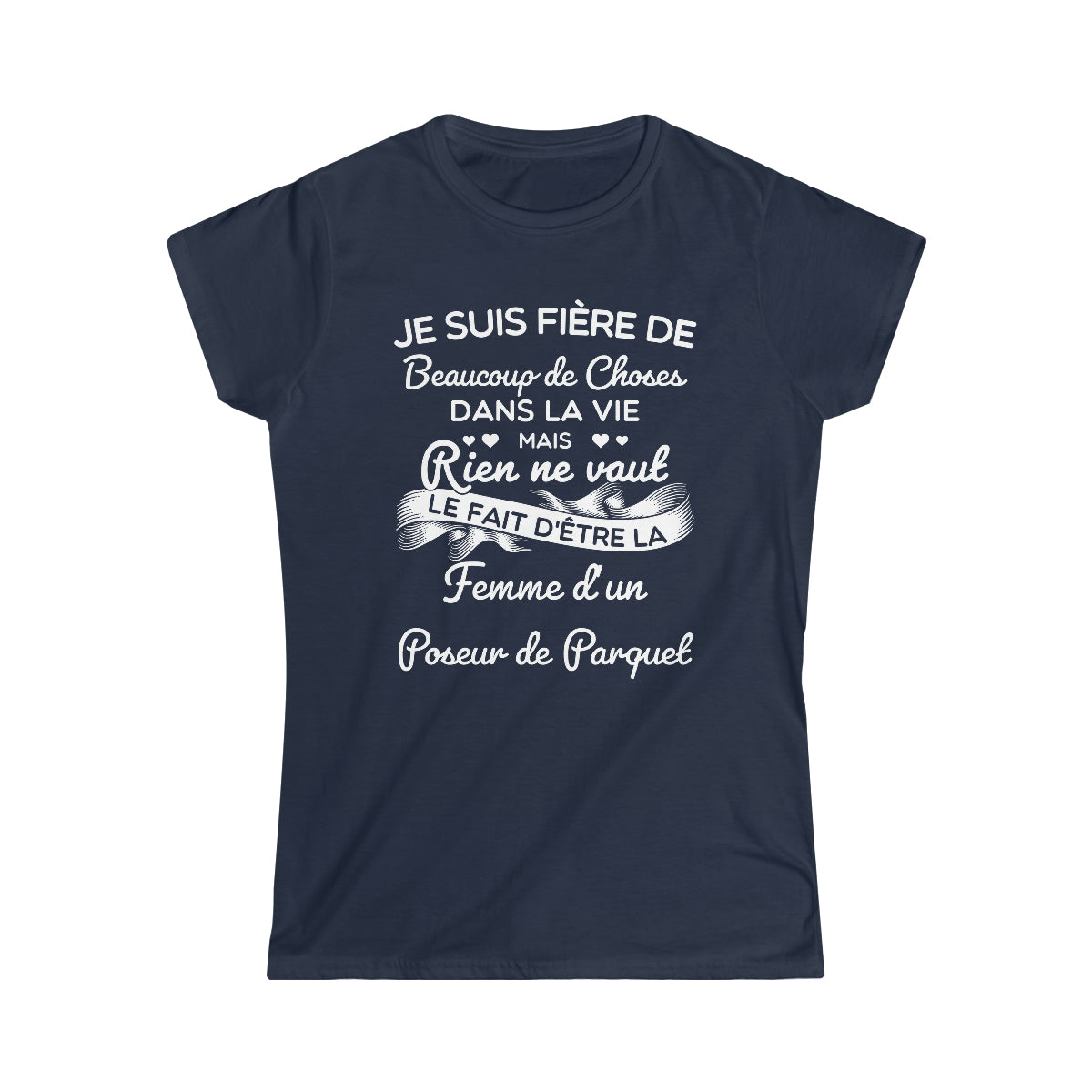 Fière femme d'un Poseur de Parquet