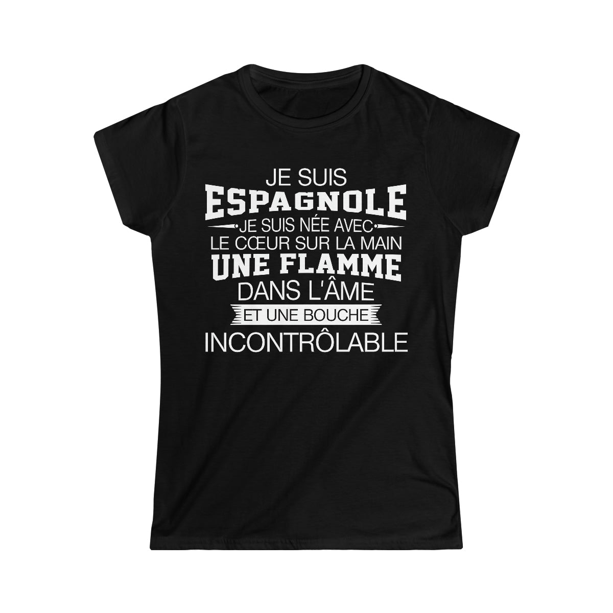 Je suis Espagnole, je suis née avec le coeur sur la mai