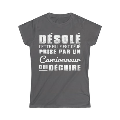 Prise par un Camionneur qui déchire