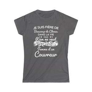 Fière femme d'un Couvreur