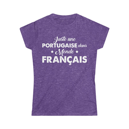 Juste une Portugaise dans monde Français
