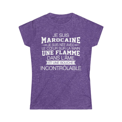 Je suis Marocaine, je suis née avec le coeur sur la mai