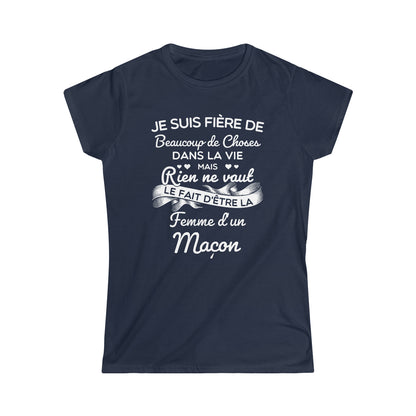 Fière femme d'un Maçon