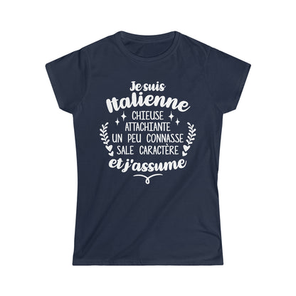 Je suis Italienne et j'assume