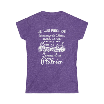 Fière femme d'un Plâtrier