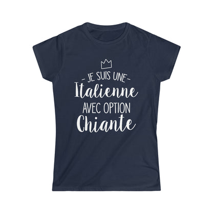 Je suis une Italienne avec option chiante