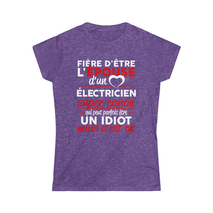 Épouse d'un Électricien idiot