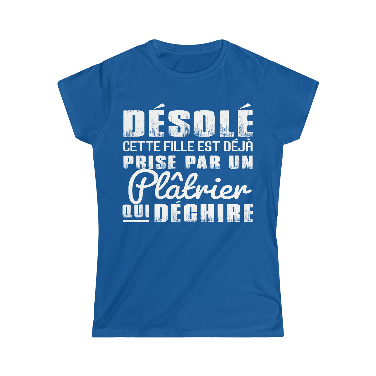 Prise par un Plâtrier qui déchire