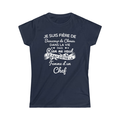Fière femme d'un Chef