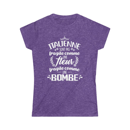 Italienne sont pas fragile comme une fleur
