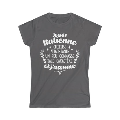 Je suis Italienne et j'assume