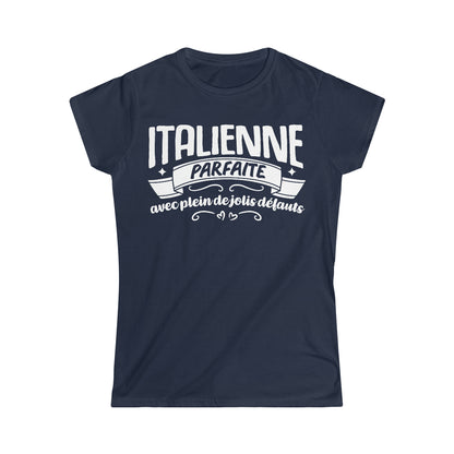 Italienne parfaite avec plein de jolis défauts
