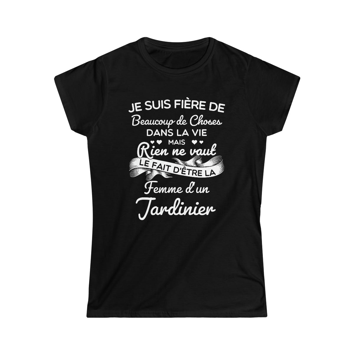 Fière femme d'un Jardinier
