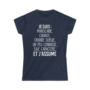 Je suis Marocaine sale caractère et j'assume