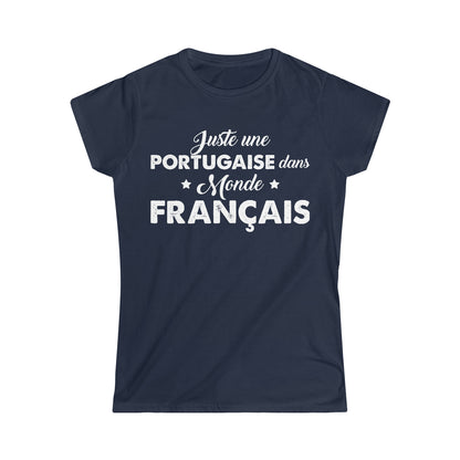 Juste une Portugaise dans monde Français