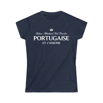 Portugaise et j'assume