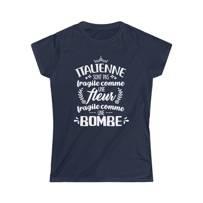 Italienne sont pas fragile comme une fleur