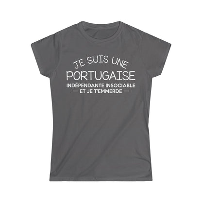 Je suis une Portugaise indépendante insociable