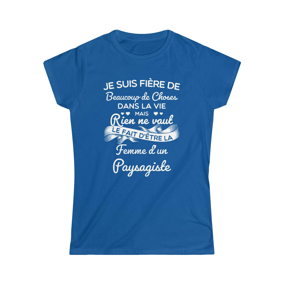 Fière femme d'un Paysagiste