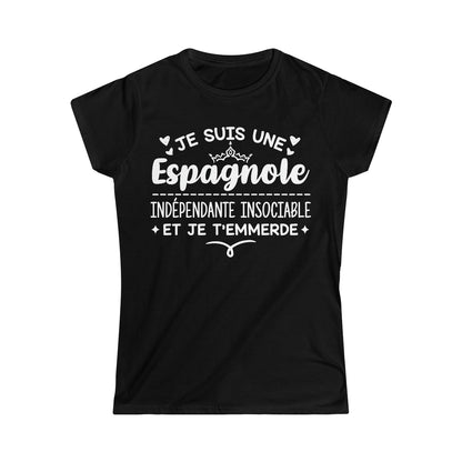 Je suis une Espagnole indépendante insociable