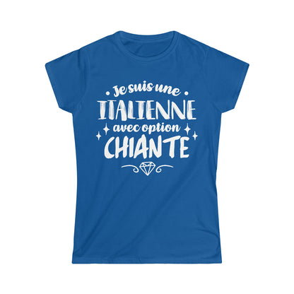 Je suis une Italienne avec option chiante