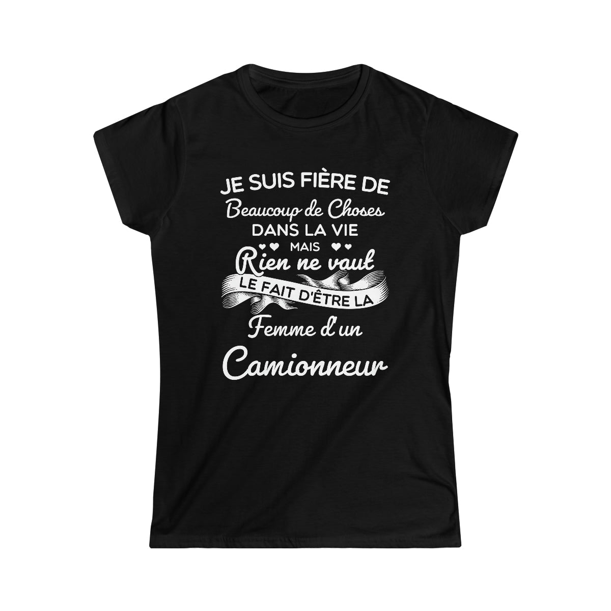 Fière femme d'un Camionneur