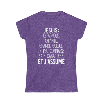 Je suis Espagnole sale caractère et j'assume