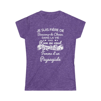 Fière femme d'un Paysagiste