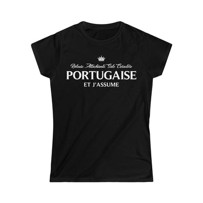 Portugaise et j'assume