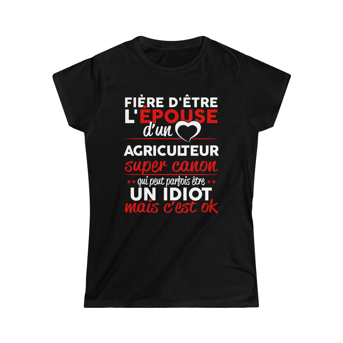 Épouse d'un Agriculture idiot