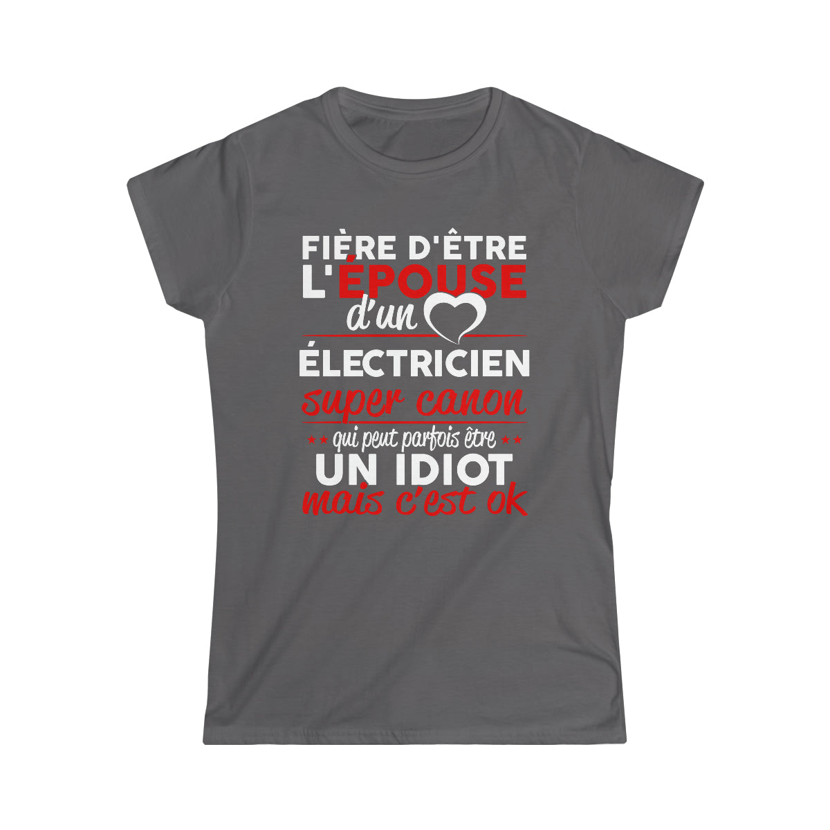Épouse d'un Électricien idiot