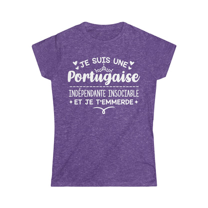 Je suis une Portugaise indépendante insociable