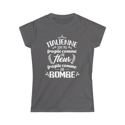 Italienne sont pas fragile comme une fleur