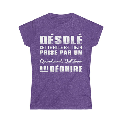 Prise par un Opérateur de Bulldozer qui déchire