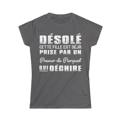 Prise par un Poseur de Parquet qui déchire