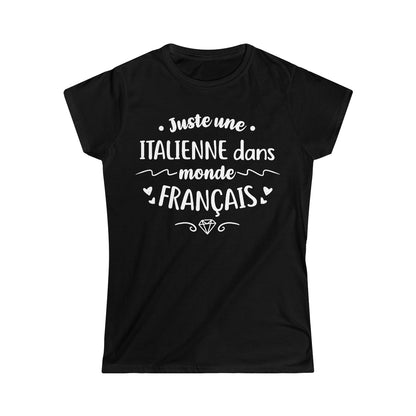 Juste une Italienne dans monde Français