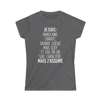 Je suis Marocaine mais j'assume