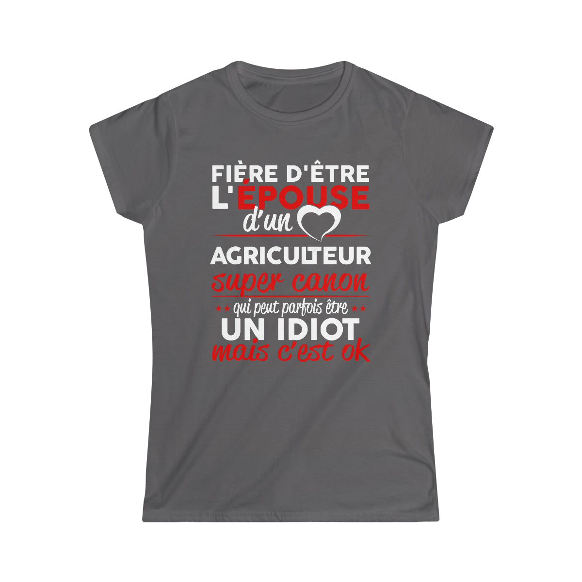 Épouse d'un Agriculture idiot