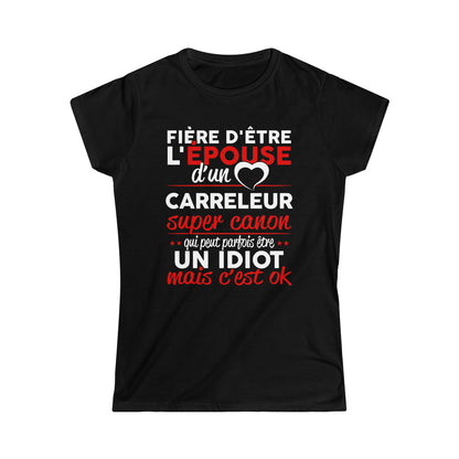 Épouse d'un Carreleur idiot