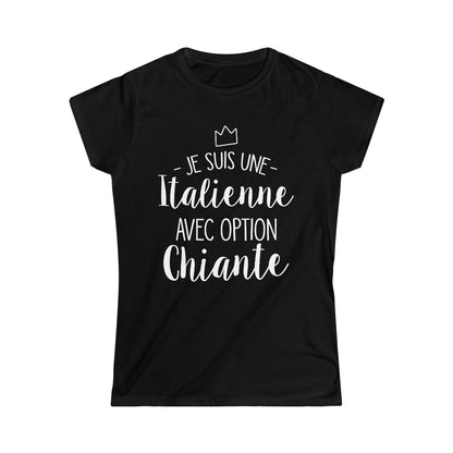 Je suis une Italienne avec option chiante