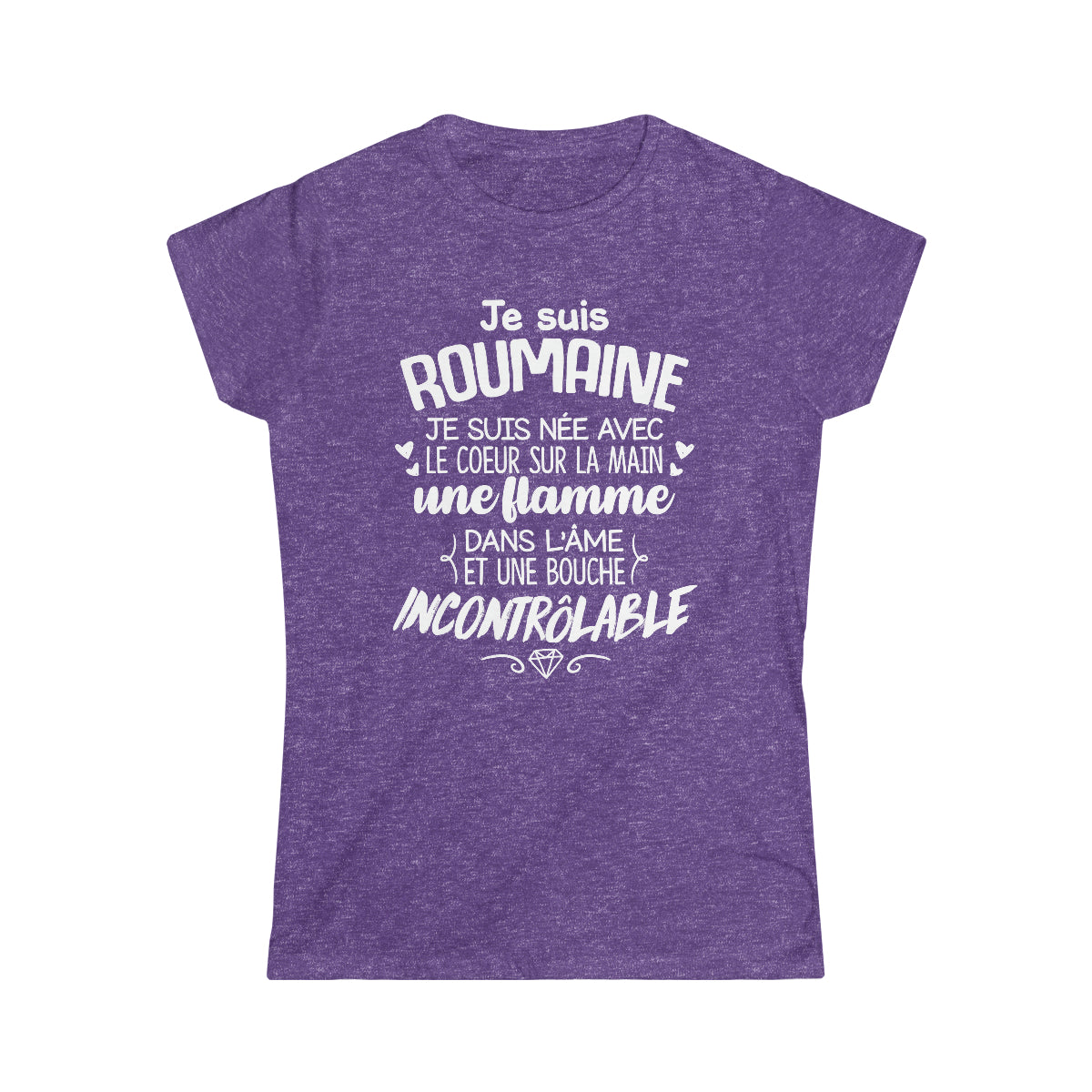 Je suis Roumaine, je suis née avec le coeur sur la mai