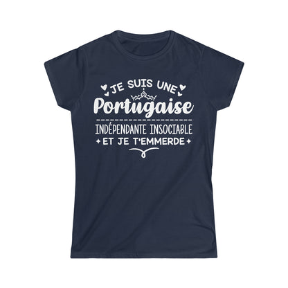 Je suis une Portugaise indépendante insociable