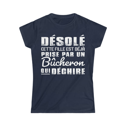 Prise par un Bûcheron qui déchire