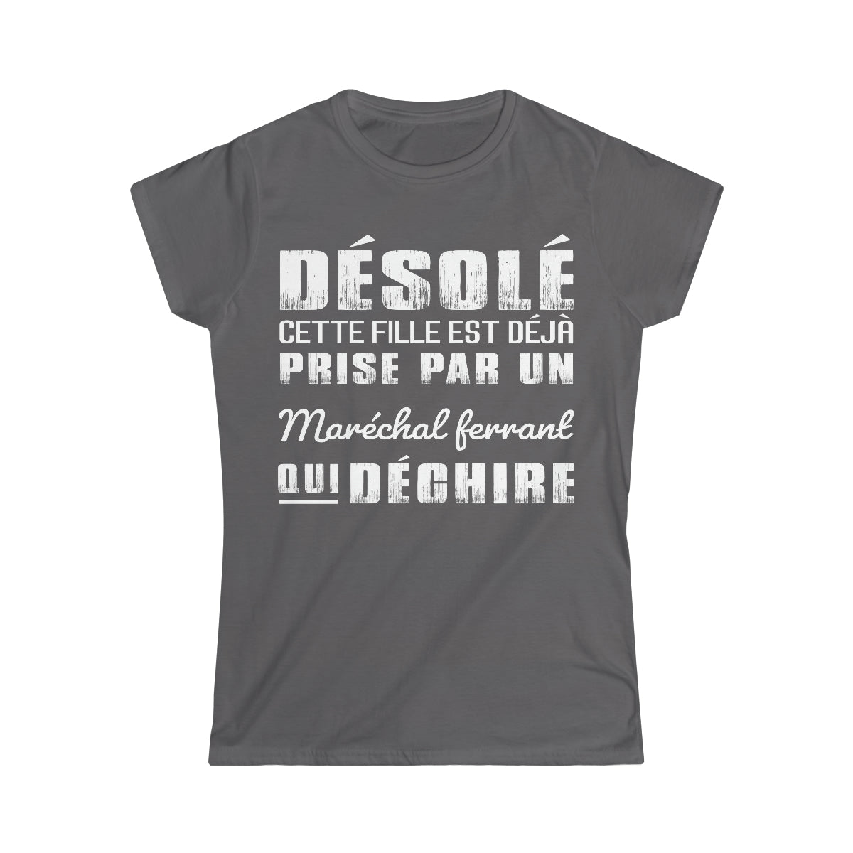 Prise par un Maréchal ferrant qui déchire