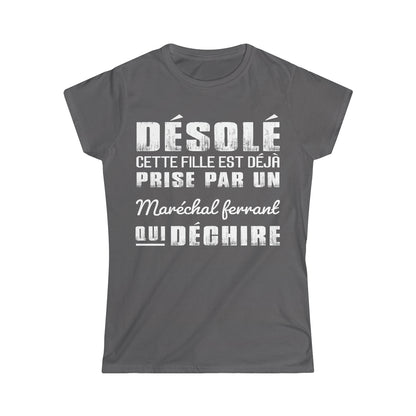 Prise par un Maréchal ferrant qui déchire