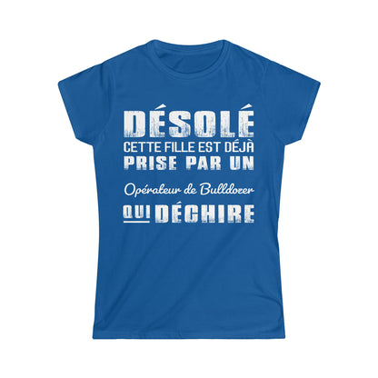 Prise par un Opérateur de Bulldozer qui déchire