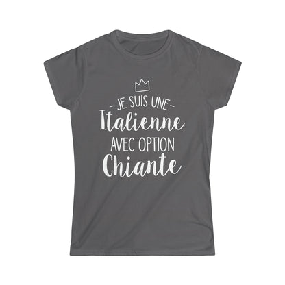Je suis une Italienne avec option chiante