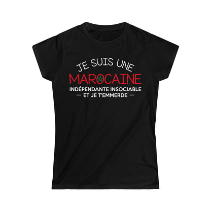 Je suis une Marocaine indépendante insociable