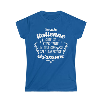 Je suis Italienne et j'assume